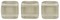 Czechmate 6mm Square Glass Czech Two Hole Tile Bead, Black Diamond